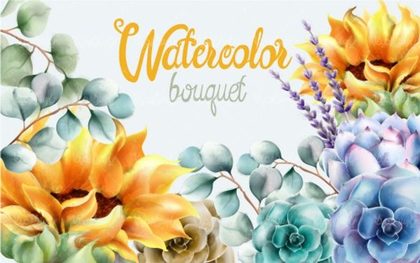 Vector flower background