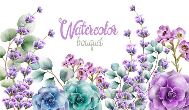 Vector flower background