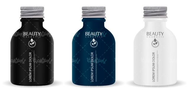 Cosmetics packaging vector