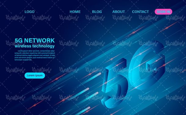 وکتور تکنولوژی اینترنت 5G