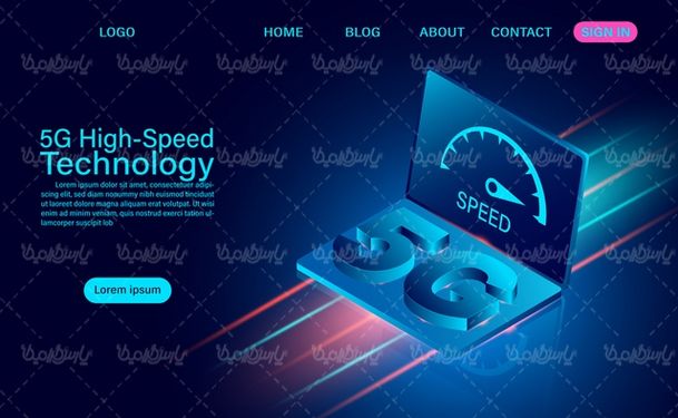وکتور تکنولوژی اینترنت 5G