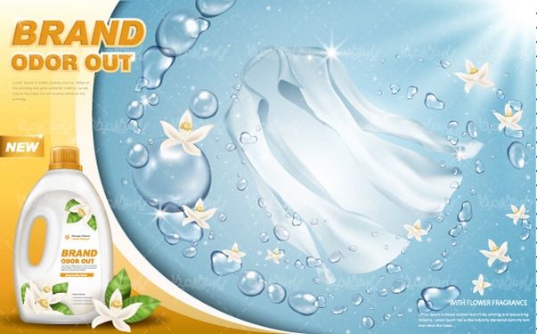 وکتور مایع لباسشویی