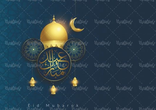 وکتور هلال ماه رمضان