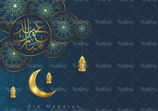 وکتور هلال ماه رمضان