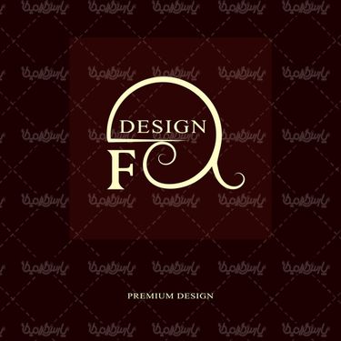 Golden logo vector