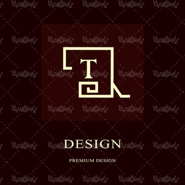 Golden logo vector