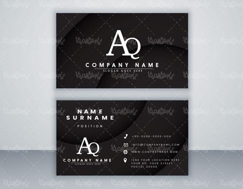 Business card vector
