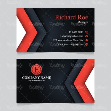 Business card vector