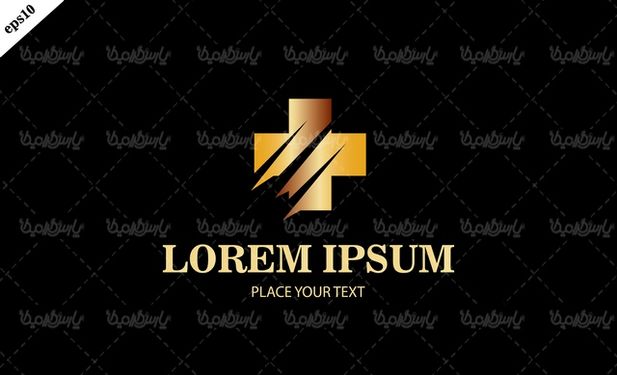 Golden logo vector