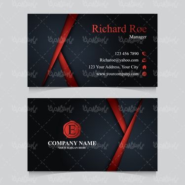Business card vector