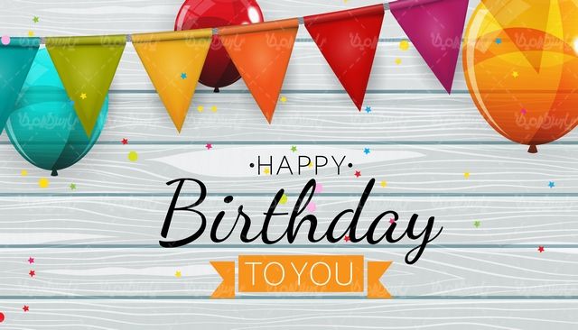 Birthday vector