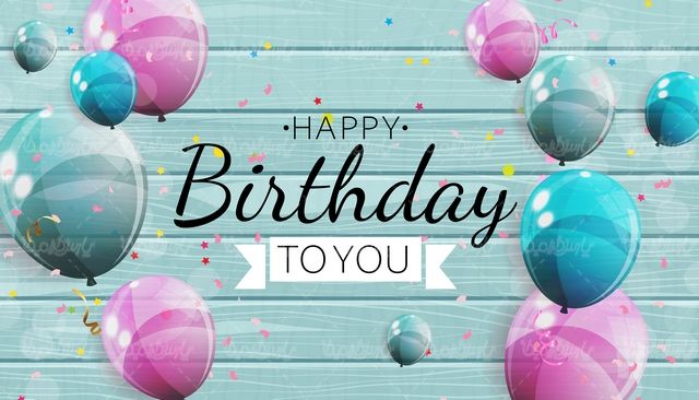 Birthday vector