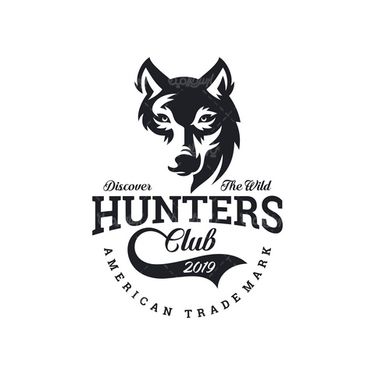 Wolf logo vector