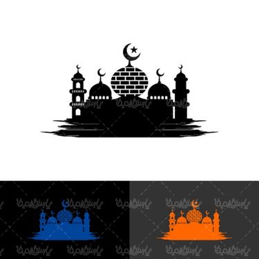 وکتور گنبد و گلدسته