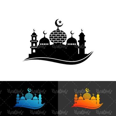 وکتور گنبد و گلدسته