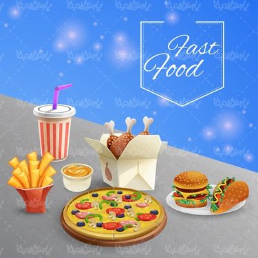 Fast food vector