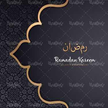 وکتور طرح ماه رمضان