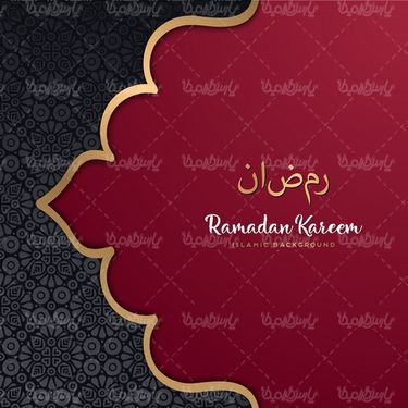 وکتور طرح ماه رمضان