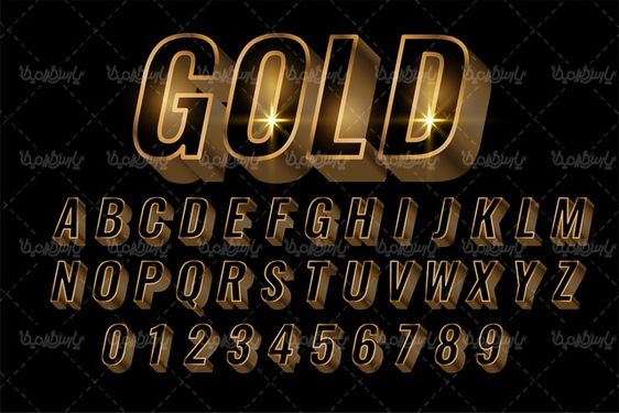 Latin alphabet vector
