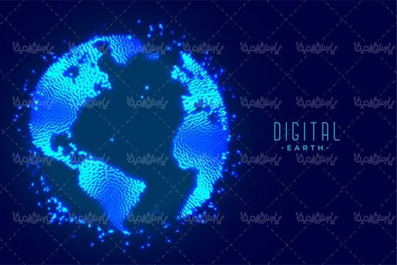 Digital background vector