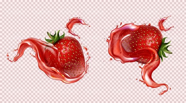 وکتور توت فرنگی