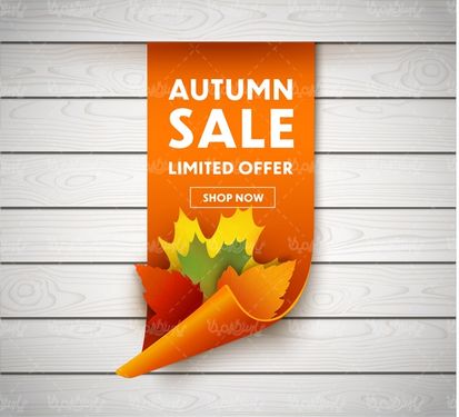 Vector autumn sales
