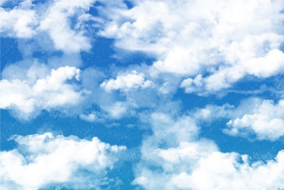 Vector cloud background