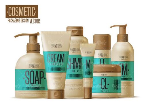 Vector packing cosmetics