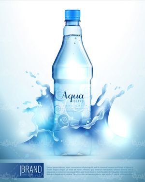 وکتور بطری آب معدنی