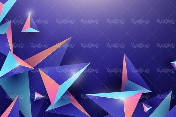 وکتور پس زمینه سه بعدی