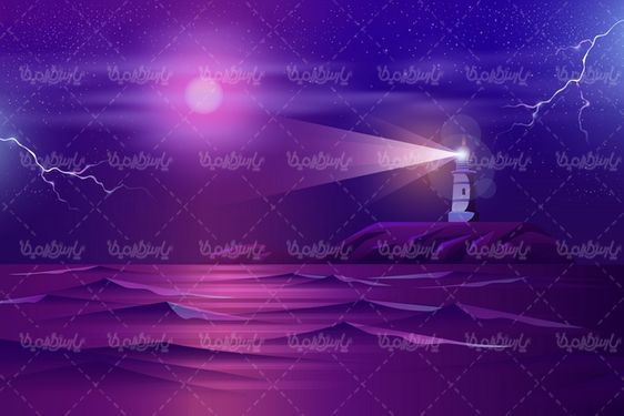 وکتور فانوس دریایی