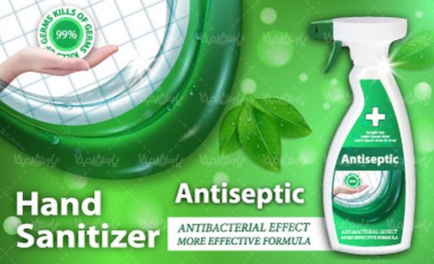 Disinfectant liquid vector