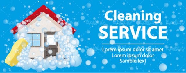 Cleaning service vector
