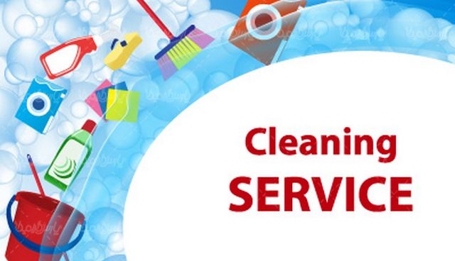 Cleaning service vector
