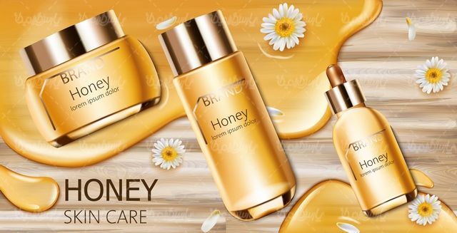 Cosmetics packaging vector