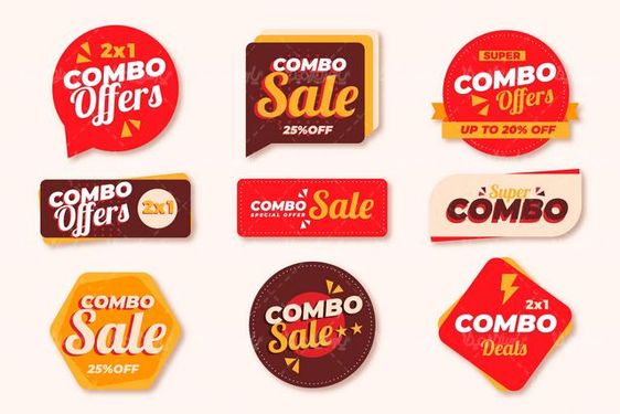 Discount vector label