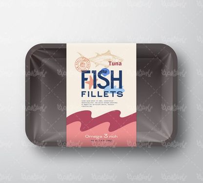 Canned fish vector