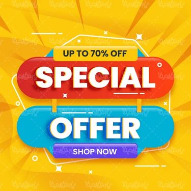 Special sale label vector