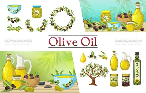 وکتور روغن زیتون