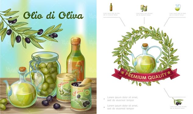 وکتور روغن زیتون