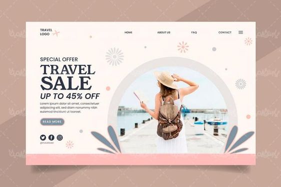 Travel agency vector