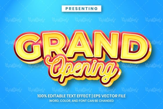 Graphic text style vector