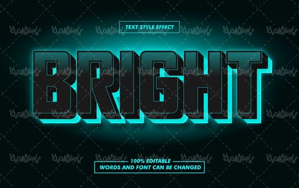Editable vector font