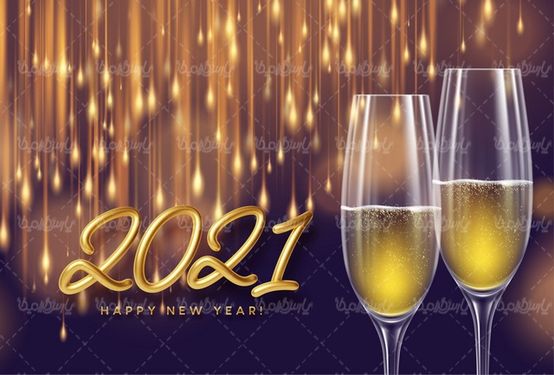 وکتور طرح سال میلادی 2021