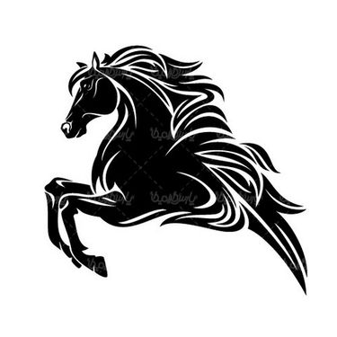 Horse vector