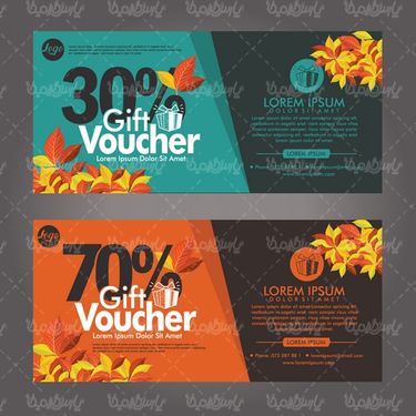 Vector autumn sales plan