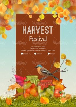 Vector autumn sales plan