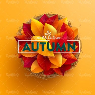 Vector autumn sales plan