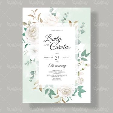 Flower frame vector