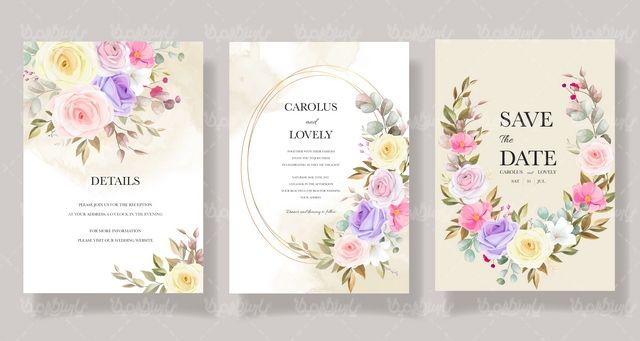 Flower frame vector